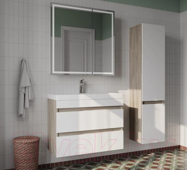 Изображение товара Шкаф с зеркалом для ванной IDDIS Zodiac ZOD8000i99