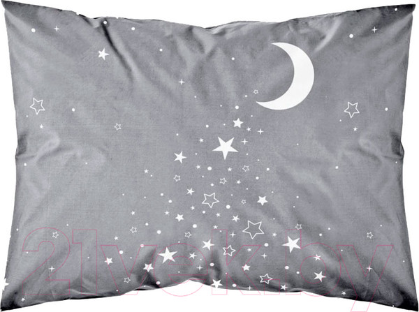 Изображение товара Комплект наволочек Samsara Звездное небо на сером фоне К5070Н-3