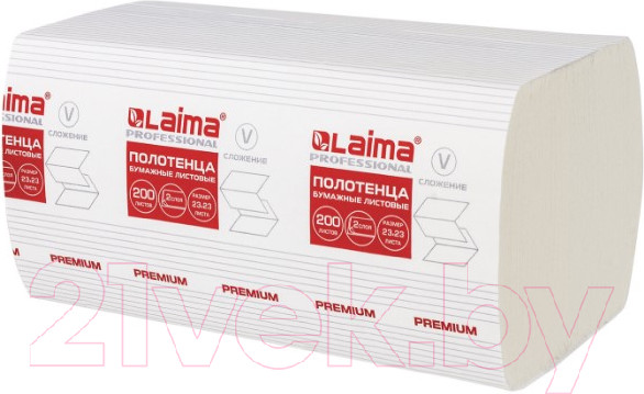 Изображение товара Бумажные полотенца Laima Premium / 126095 (белый)