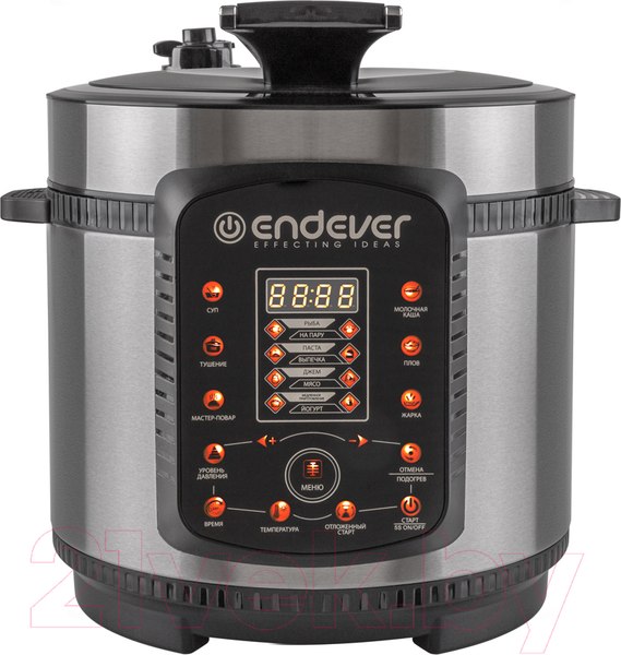 Изображение товара Мультиварка-скороварка Endever Vita-99 (черный/сталь)