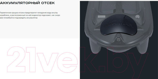 Изображение товара Прикормочный кораблик Boatman Actor Plus Sonar Black / ACT-PL-S-B