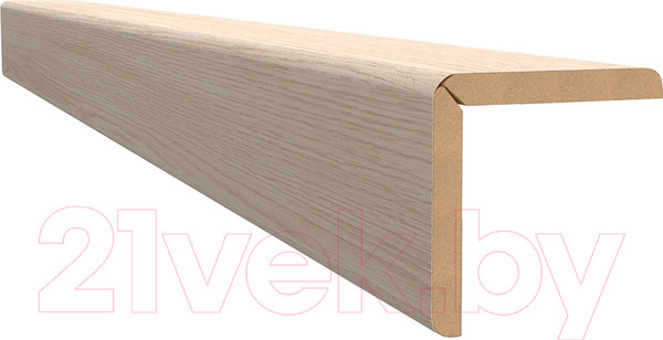 Изображение товара Уголок отделочный STELLA Для МДФ панелей универсальный Дуб Снежный (2700x24x24)