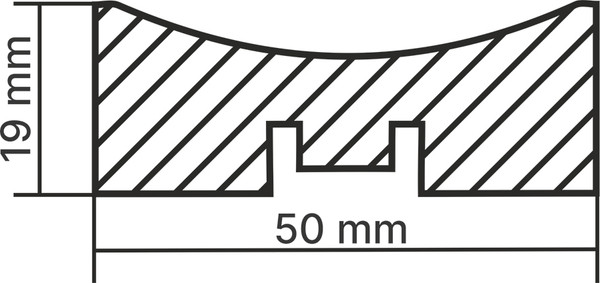 Изображение товара Рейка интерьерная STELLA МДФ Планкен Рекесс De Luxe Mauve (2700x50x19)