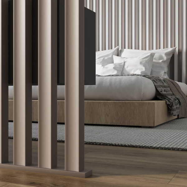 Изображение товара Рейка интерьерная STELLA МДФ Планкен Рекесс De Luxe Sandgrau (2700x50x19)