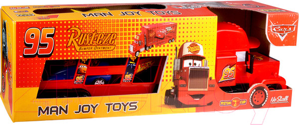 Изображение товара Набор игрушечных автомобилей Toybola Трейлер / М533