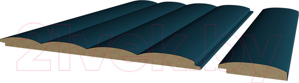 Изображение товара Профиль для стеновой панели STELLA Старт-финиш для МДФ Dune De Luxe Ocean (2700x50x10)