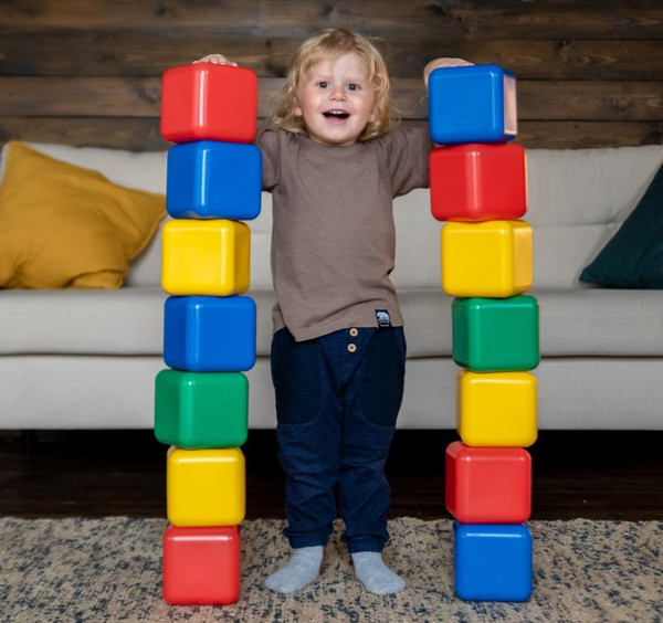 Изображение товара Развивающий игровой набор Соломон Набор цветных кубиков / 1930547