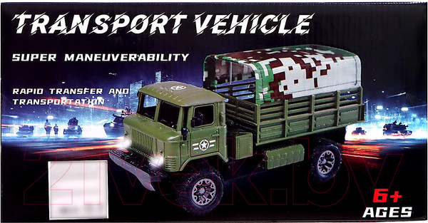 Изображение товара Радиоуправляемая игрушка Sima-Land Грузовик. Военный JC20-6B / 7531716