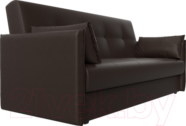 Изображение товара Диван Лига Диванов Лига-018 / 117887 (экокожа коричневый)