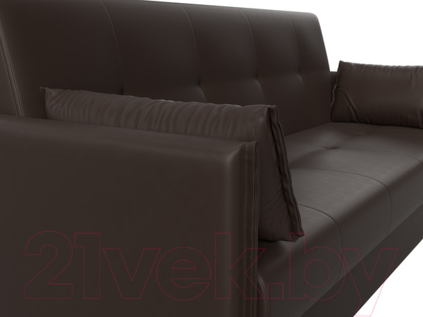 Изображение товара Диван Лига Диванов Лига-018 / 117887 (экокожа коричневый)