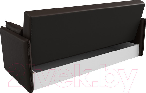 Изображение товара Диван Лига Диванов Лига-018 / 117887 (экокожа коричневый)