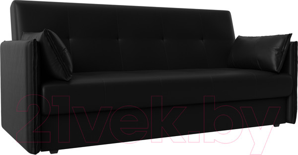 Изображение товара Диван Лига Диванов Лига-018 / 117889 (экокожа черный)