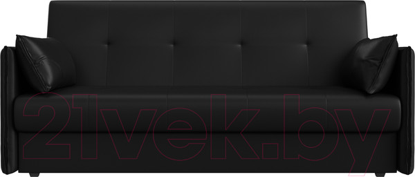 Изображение товара Диван Лига Диванов Лига-018 / 117889 (экокожа черный)