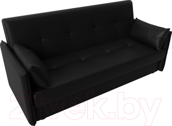 Изображение товара Диван Лига Диванов Лига-018 / 117889 (экокожа черный)