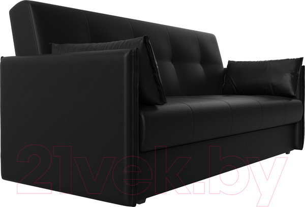 Изображение товара Диван Лига Диванов Лига-018 / 117889 (экокожа черный)