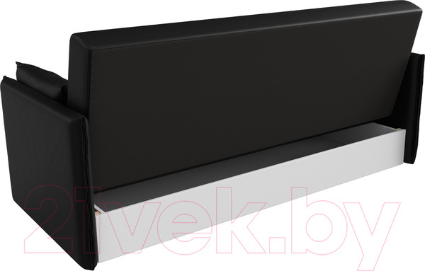 Изображение товара Диван Лига Диванов Лига-018 / 117889 (экокожа черный)