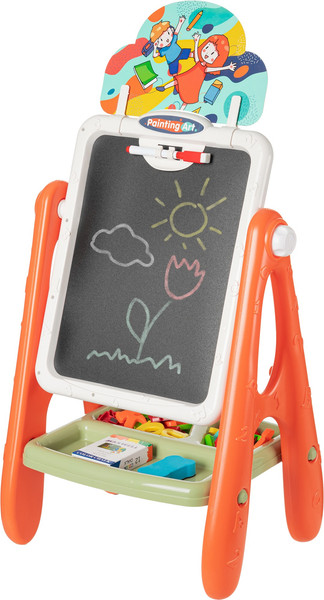 Изображение товара Мольберт детский Labalu С магнитным алфавитом QL252603 (оранжевый)