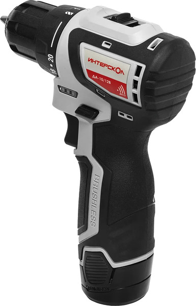 Изображение товара Аккумуляторная дрель-шуруповерт Интерскол ДА-10/12В (687.2.2.70)