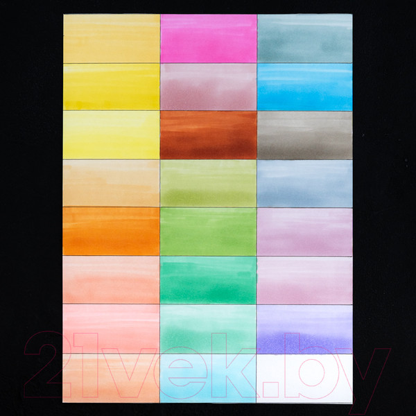 Изображение товара Набор маркеров Малевичъ GrafArt Brush / 190907 (24цв, пастельный)