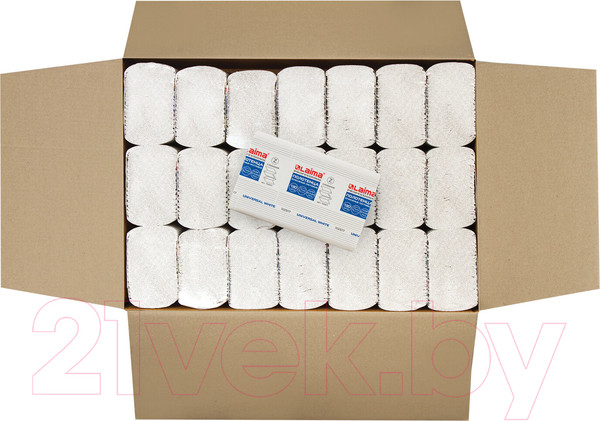 Изображение товара Бумажные полотенца Laima Universal White / 112517 (белый)