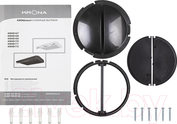 Изображение товара Вытяжка плоская Krona Osten 500 PB / КА-00005799 (черный)