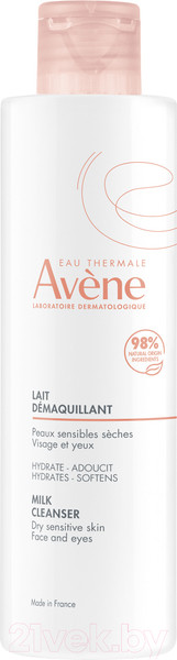 Изображение товара Молочко для снятия макияжа Avene Очищающее (200мл)