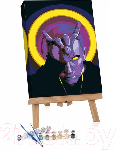 Изображение товара Картина по номерам Red Panda Эминем p54141 (30х40)