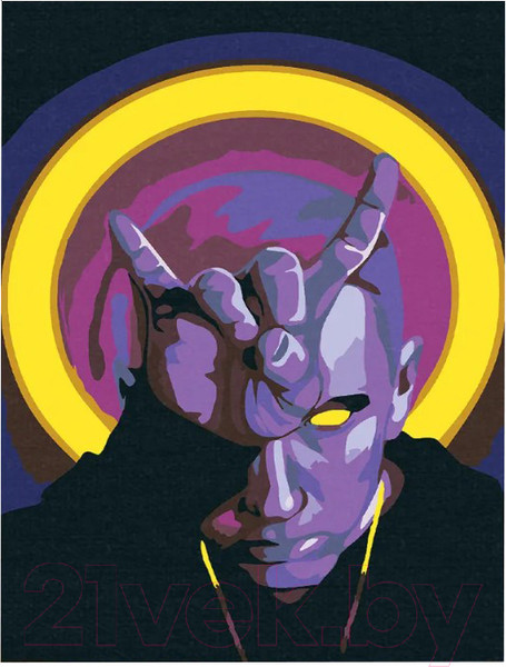 Изображение товара Картина по номерам Red Panda Эминем p54141 (30х40)