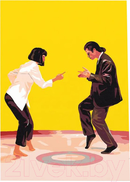 Изображение товара Картина по номерам Red Panda Твист Криминальное Чтиво p54421