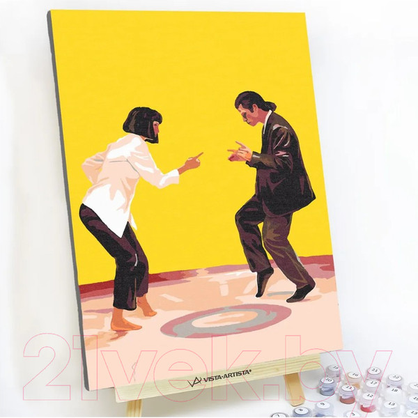 Изображение товара Картина по номерам Red Panda Твист Криминальное Чтиво p54421