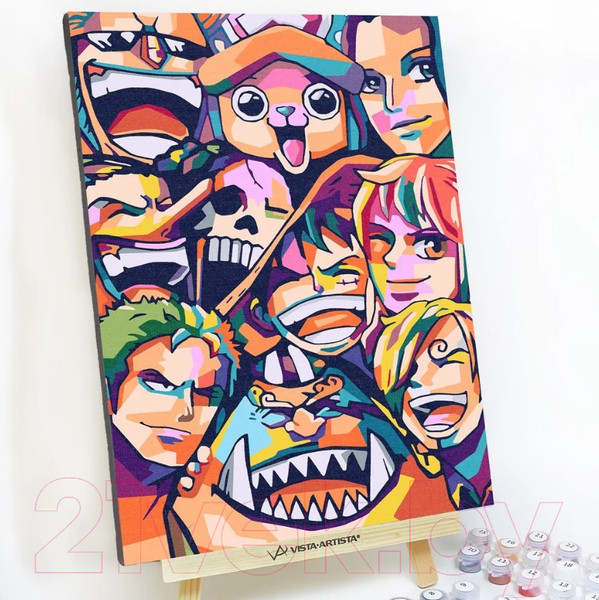 Изображение товара Картина по номерам Red Panda Ван Пис Пираты p54426