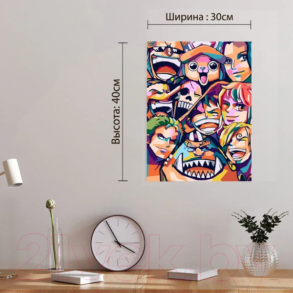 Изображение товара Картина по номерам Red Panda Ван Пис Пираты p54426