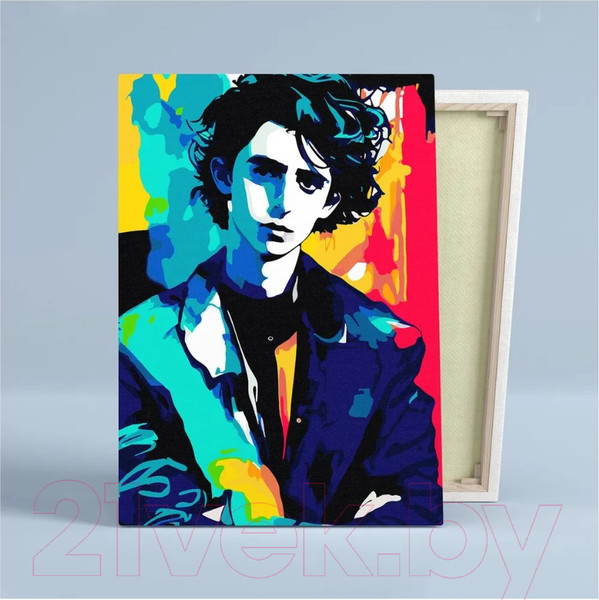 Изображение товара Картина по номерам Red Panda Тимоти Шаламе Поп Арт p54958