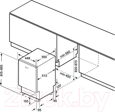 Изображение товара Посудомоечная машина Krona Wespa 45 BI / КА-00005774