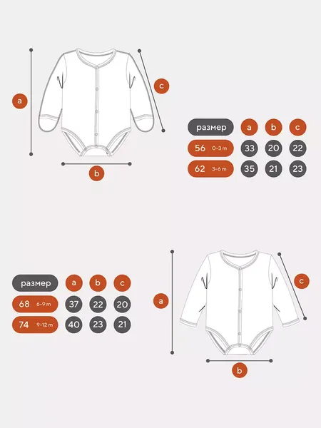 Изображение товара Боди для малышей Rant Hugs And Kisses / 6472/4-74 (Vanilla Beige, р.74)