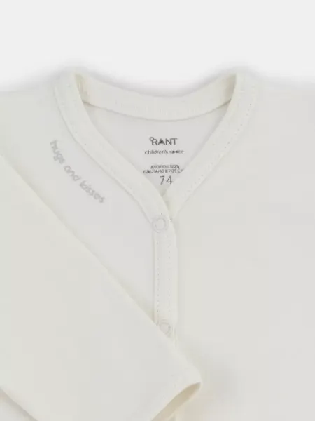 Изображение товара Боди для малышей Rant Hugs And Kisses / 6472/4-74 (Vanilla Beige, р.74)