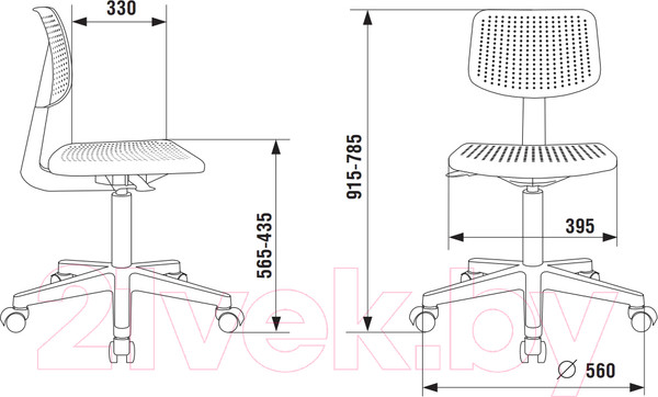 Изображение товара Кресло детское Бюрократ CH 200 (белый)