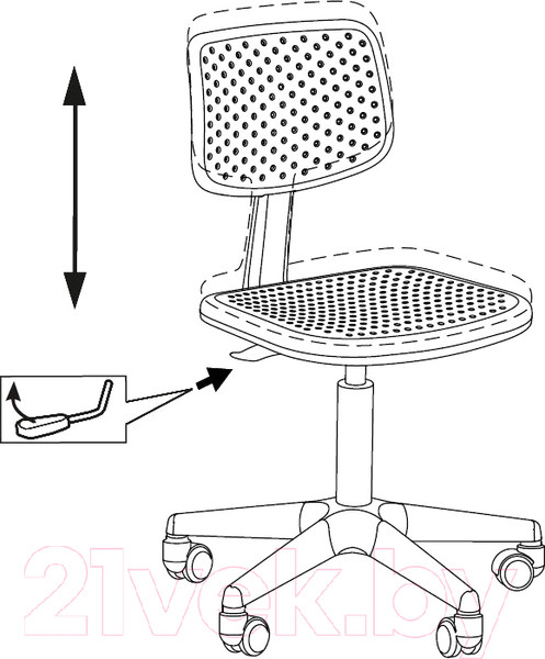 Изображение товара Кресло детское Бюрократ CH 200 (белый)