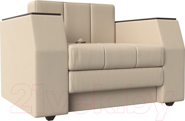 Изображение товара Кресло-кровать Лига Диванов Атлантида / 27861 (экокожа бежевый)