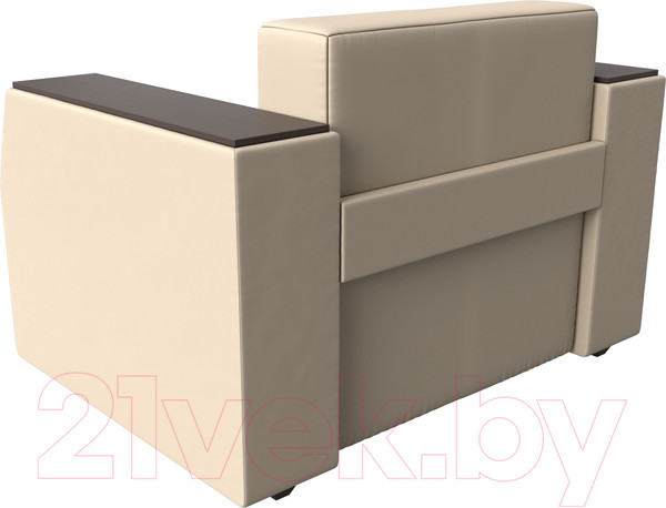 Изображение товара Кресло-кровать Лига Диванов Атлантида / 27861 (экокожа бежевый)