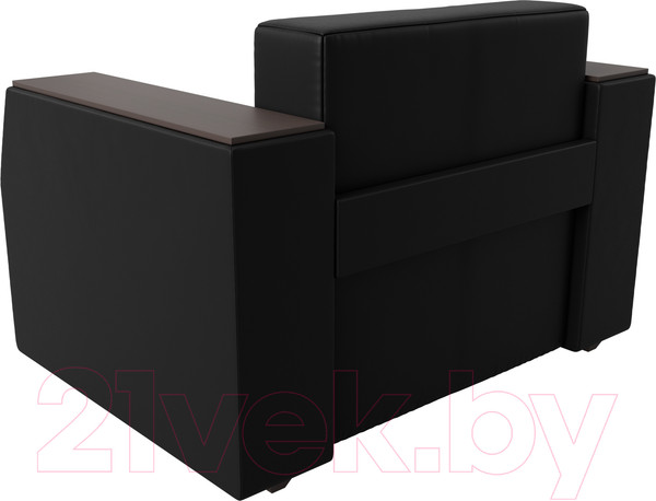 Изображение товара Кресло-кровать Лига Диванов Атлантида / 28411 (экокожа черный)