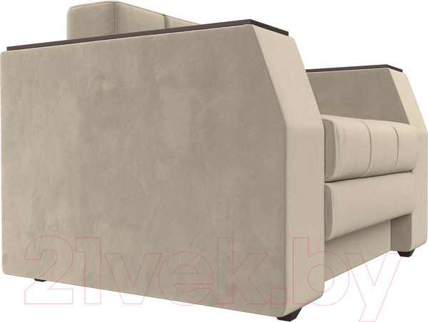 Изображение товара Кресло-кровать Лига Диванов Атлантида / 28413 (микровельвет бежевый)