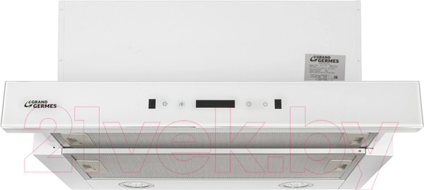 Изображение товара Вытяжка телескопическая Grand & Germes Тoledo 60 Auto (белый)
