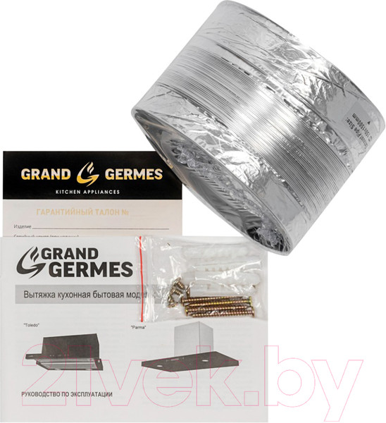 Изображение товара Вытяжка телескопическая Grand & Germes Тoledo 60 Auto (белый)