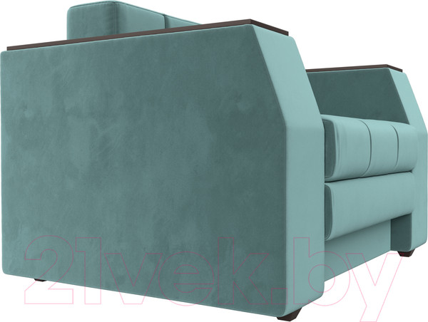 Изображение товара Кресло-кровать Лига Диванов Атлантида / 113836 (велюр бирюзовый)