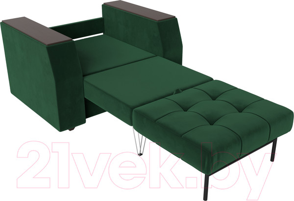 Изображение товара Кресло-кровать Лига Диванов Атлантида / 113838 (велюр зеленый)