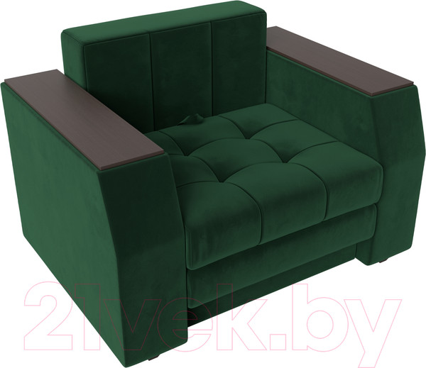 Изображение товара Кресло-кровать Лига Диванов Атлантида / 113838 (велюр зеленый)