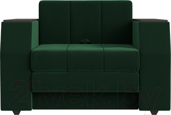 Изображение товара Кресло-кровать Лига Диванов Атлантида / 113838 (велюр зеленый)