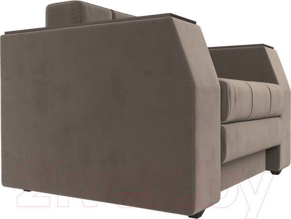 Изображение товара Кресло-кровать Лига Диванов Атлантида / 113839 (велюр коричневый)