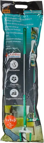 Изображение товара Швабра с отжимом ISMA ISMA-22 (зеленый)